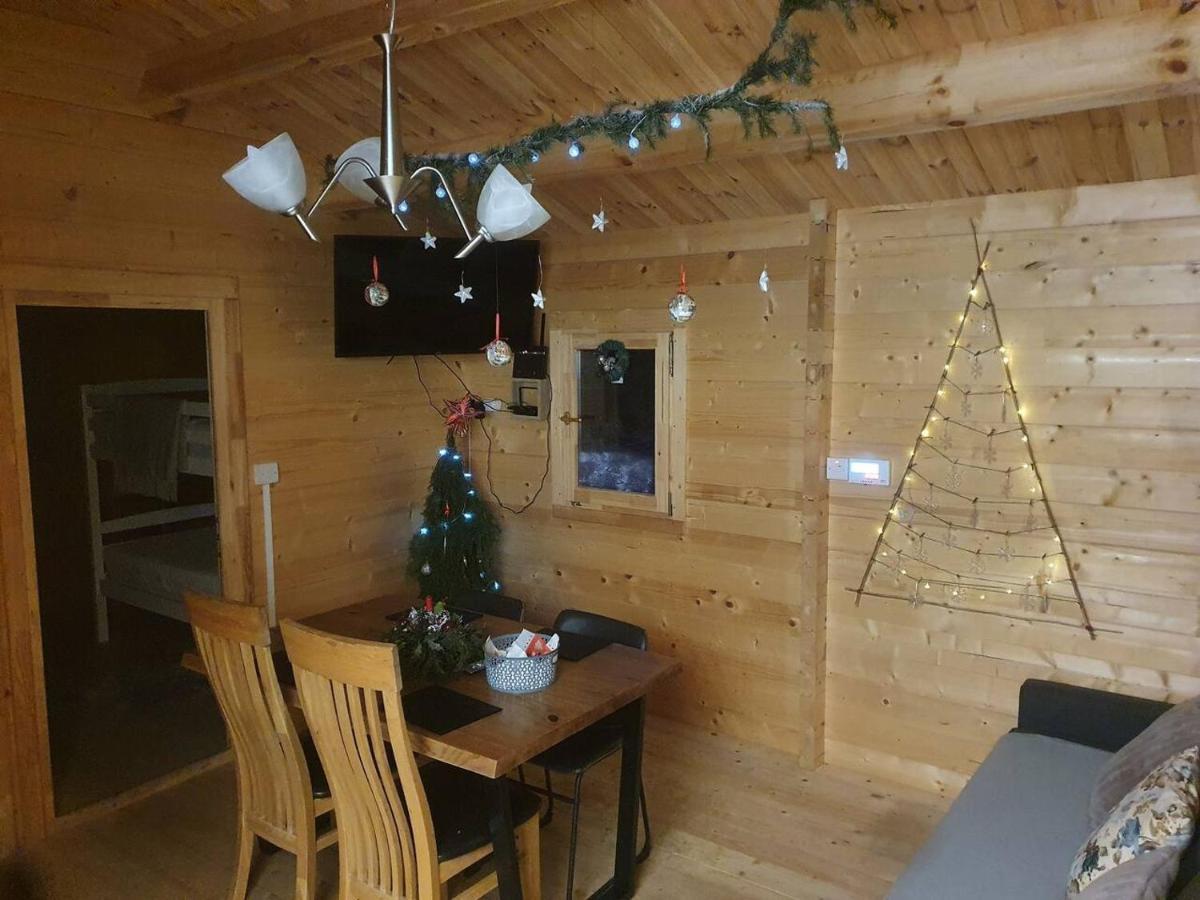 Stunning Log Cabin On The Lake Portroe Kültér fotó